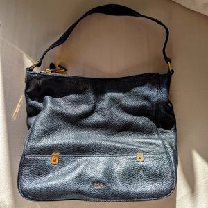 Ralph Lauren Black Leather Handbag